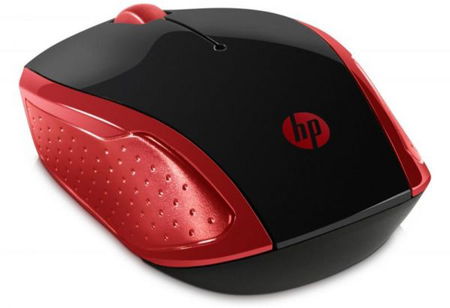 HP 200 Wireless Ambidextrous Optical Mouse – Empress Red