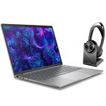 HP ZBook 8 G1i 14 Inch Ultra 5 225H 4.9GHz 16GB RAM 512GB SSD Touchscreen Laptop with Windows 11 Pro + Poly Headset