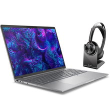 view HP ZBook 8 G1i 16 Inch Ultra 7 255H 5.1GHz 32GB (2x 16GB) RAM 1TB SSD NVIDIA RTX 500 Touchscreen Laptop with Windows 11 Pro + Poly Headset