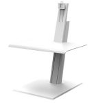 HumanScale Quickstand Eco Single Monitor Sit-Stand Workstation - White
