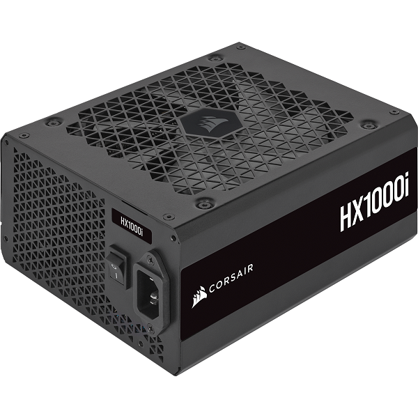 HX1000i Fully Modular Ultra-Low Noise Platinum ATX 1000 Watt PC Power Supply - Black