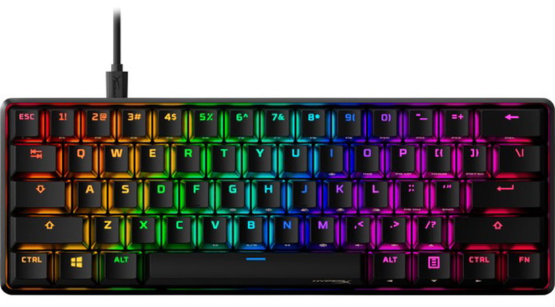 HyperX Alloy Origins 60 RGB LED Backlit Wired Mechanical Gaming Keyboard - Black