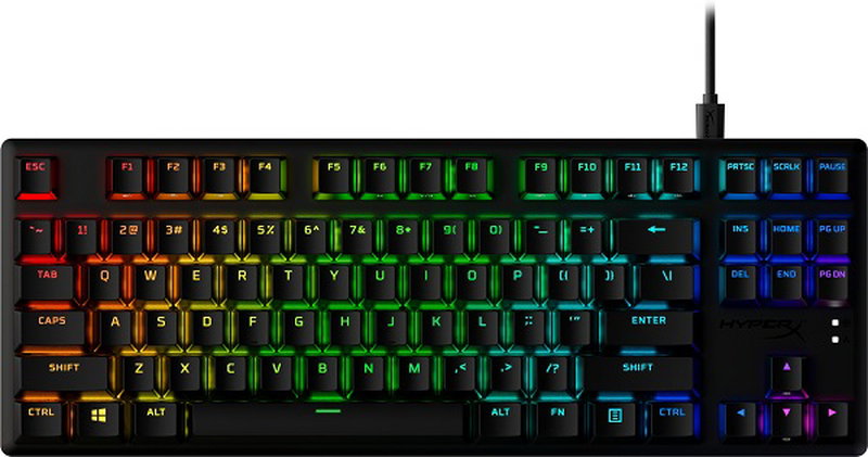 HyperX Alloy Origins Core PBT HX Blue Mechanical Gaming Keyboard - Black