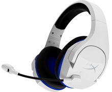 view HyperX Cloud Stinger Core Overhead Wireless USB Stereo Gaming Headset for PS5 & PS4 - White-Blue