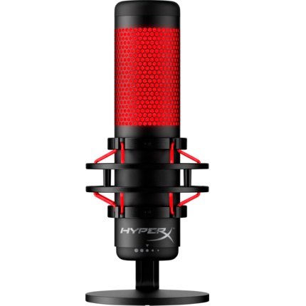 HyperX QuadCast USB Gaming Microphone - Black-Red