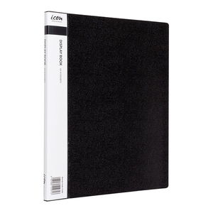 Icon A4 Display Book Black - 10 Pocket