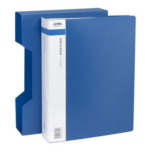 Icon A4 Display Book Blue - 100 Pocket