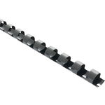 Okin 10mm Plastic Binding Coil Black - 25 Pack