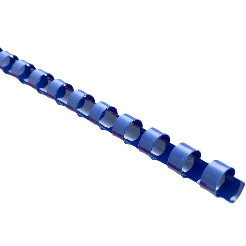 Okin 10mm Plastic Binding Coil Blue - 25 Pack