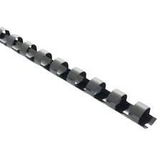 view Okin 12mm Plastic Binding Coil Black - 25 Pack