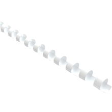 view Okin 12mm Plastic Binding Coil White - 25 Pack