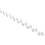 Okin 12mm Plastic Binding Coil White - 25 Pack