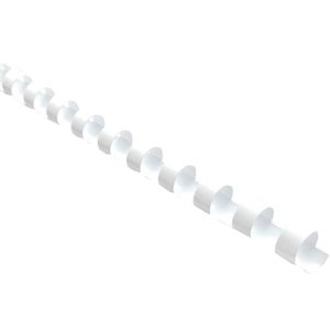 Okin 12mm Plastic Binding Coil White - 25 Pack