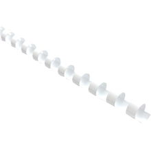 view Okin 16mm Plastic Binding Coil White - 25 Pack