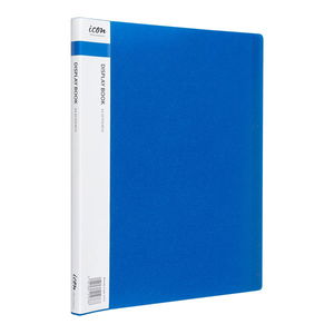 Icon A4 Display Book Blue - 20 Pocket