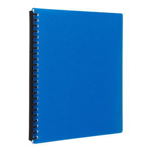 Icon A4 Refillable Display Book Blue - 20 Pocket