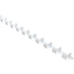 Okin 20mm Plastic Binding Coil White - 100 Pack