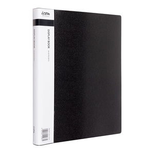 Icon A4 Display Book Black - 40 Pocket