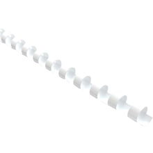 view Okin 6mm Plastic Binding Coil White - 25 Pack