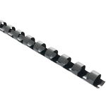 Okin 8mm Plastic Binding Coil Black - 25 Pack