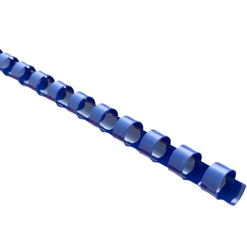 Okin 8mm Plastic Binding Coil Blue - 25 Pack