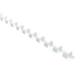 Okin 8mm Plastic Binding Coil White - 25 Pack