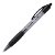 Icon Black Retractable Ballpoint Pen with Grip