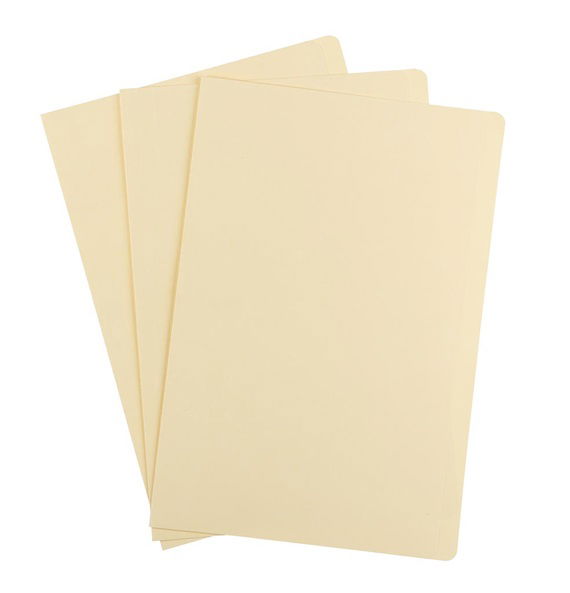 Icon Foolscap Buff Manilla File Folders - 50 Pack