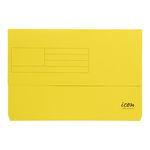 Icon Foolscap Card Document Wallet - Yellow