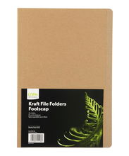 view Icon Foolscap Kraft Manilla File Folders - 10 Pack