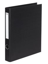 view Icon Linen A4 2D 26mm Ring Binder - Black