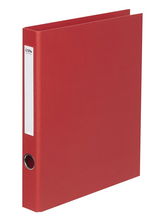view Icon Linen A4 2D 26mm Ring Binder - Red