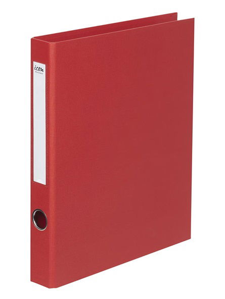 Icon Linen A4 2D 26mm Ring Binder - Red