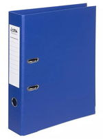 Icon Linen Foolscap Lever Arch File - Royal Blue