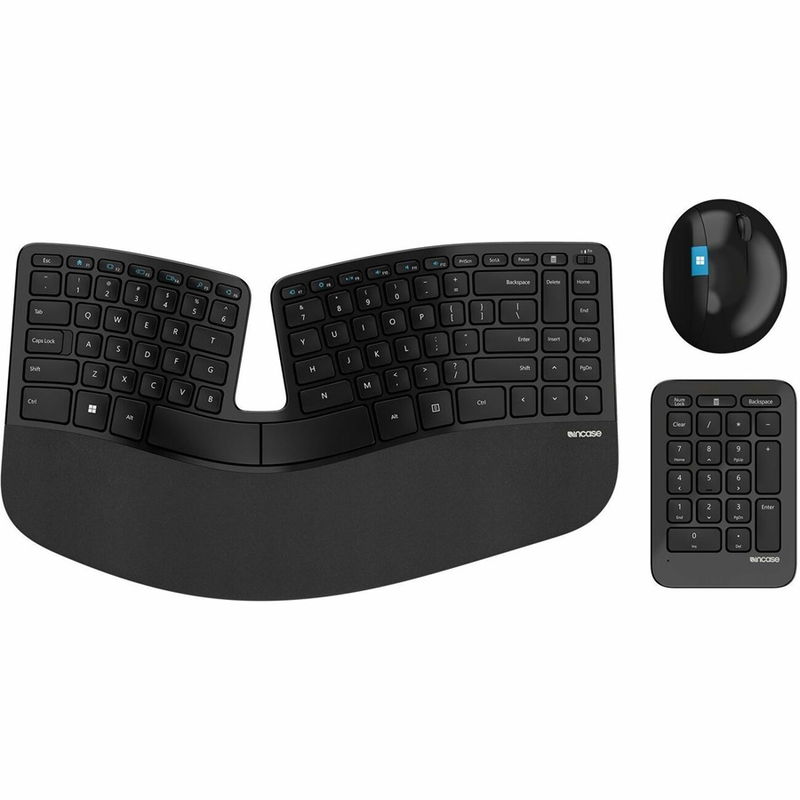 Incase Designed by Microsoft Sculpt Ergonomic Desktop Wireless Keyboard and Mouse Combo