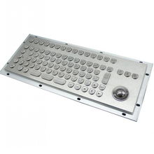view Inputel KB205 USB Wired Stainless Steel Keyboard with Trackball