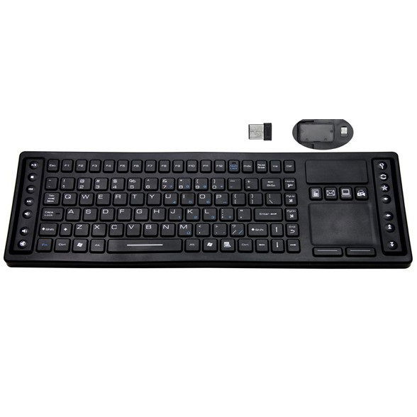 Inputel SK310-WL Silicon IP68 USB Wireless Keyboard with Trackpad