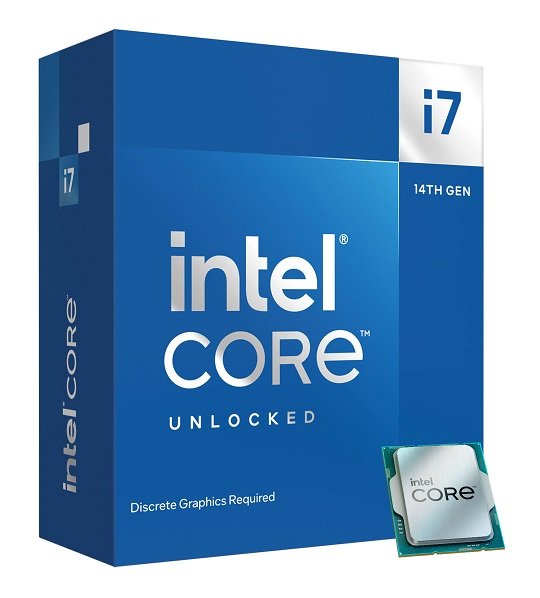 Intel Core i7-14700KF 20-Core 5.6GHz LGA1700 Processor- No Graphics, No Fan