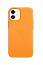 view Apple Leather MagSafe Case for iPhone 12 Mini - California Poppy