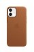 Apple Leather MagSafe Case for iPhone 12 Mini - Saddle Brown