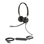 Jabra Biz 2400 II USB Over the Head Wired Stereo Headset for Contact Centres