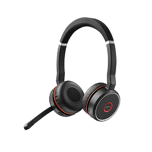 Jabra Evolve 75 MS Bluetooth Wireless Stereo Headset with Active Noise Cancelling - Optimised for Microsoft Business Applications