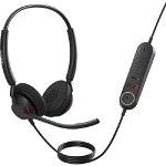 Jabra Engage 40 USB-A MS On-ear Wired Stereo Headset with Noise Isolation - Black