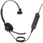 Jabra Engage 50 II USB-A MS On-ear Wired Mono Headset with Jabra Safetone 2.0 - Black