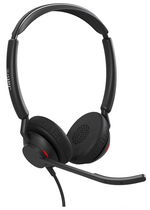 Jabra Engage 50 II USB-C On-Ear Wired Stereo Headset with Noise Cancellation - Black