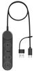 Jabra Engage 50 II USB-C On-Ear Wired Stereo Headset with Noise Cancellation - Black