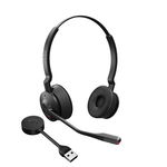 Jabra Engage 55 UC DECT Overhead Wireless Stereo Headset with USB-A DECT Adapter and Noise Cancelling Microphone - SPECIAL PRICE OFFER