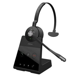 Jabra Engage 65 DECT Over The Head Wireless Mono Headset with Stand