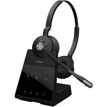 view Jabra Engage 65 SE DECT On-Ear Wireless Stereo Headset with Noise Cancelling and Charging Stand