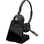 Jabra Engage 65 SE DECT On-Ear Wireless Stereo Headset with Noise Cancelling and Charging Stand